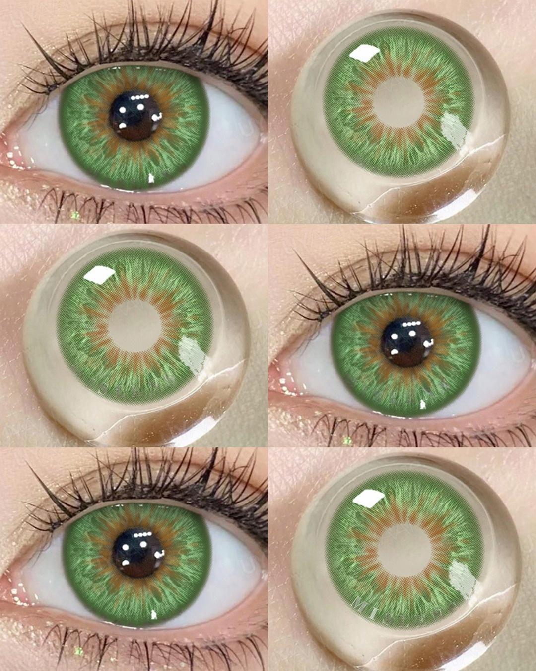 Lentes de contacto de color verde Fiesta
